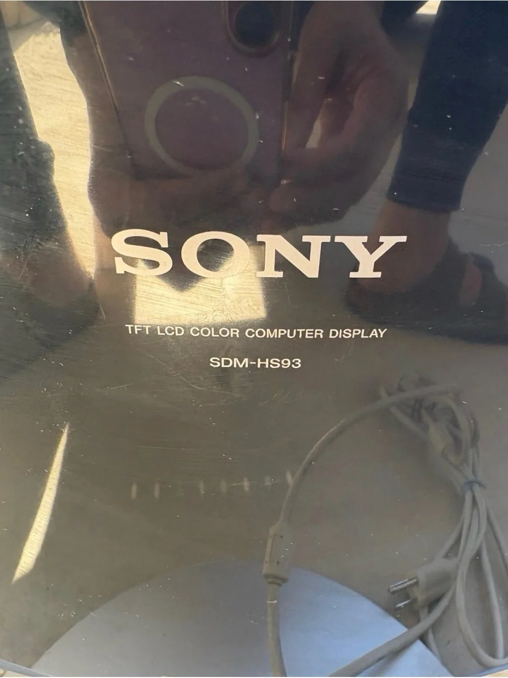 Sony Black and Silver LCD Computer Monitor